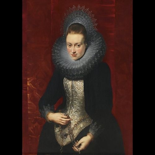 Rubens, Ritratto di dama con rosario, Museo Thyssen-Bornemisza Madrid